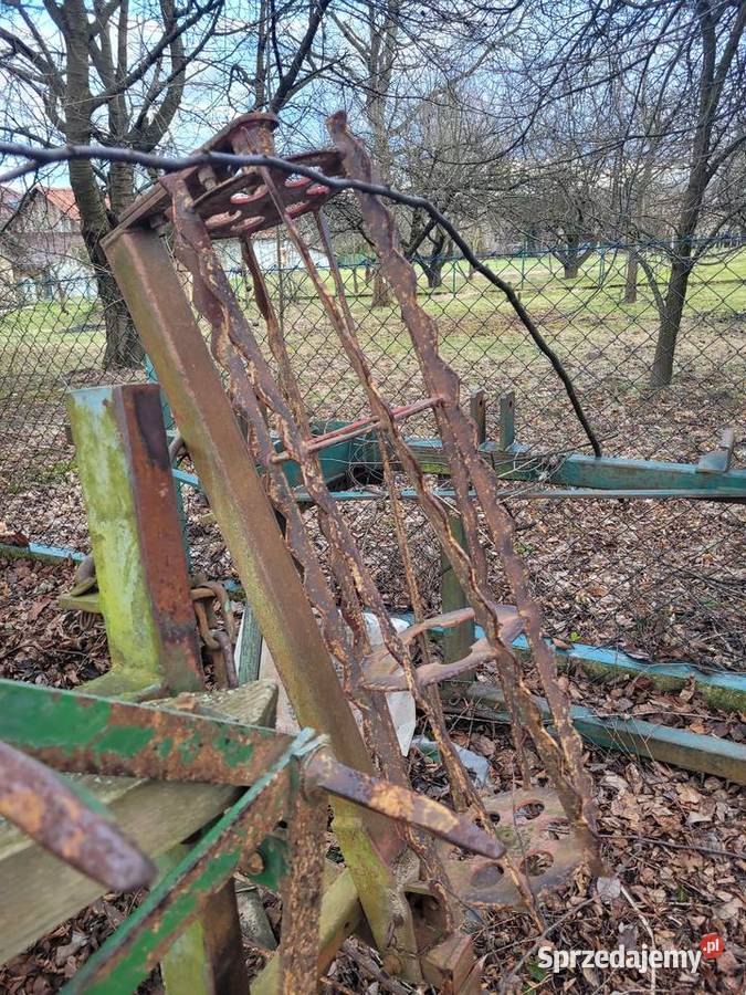 Agregat uprawowy doprawiajacy brona ciężka 4 polowa z wałkami austria
