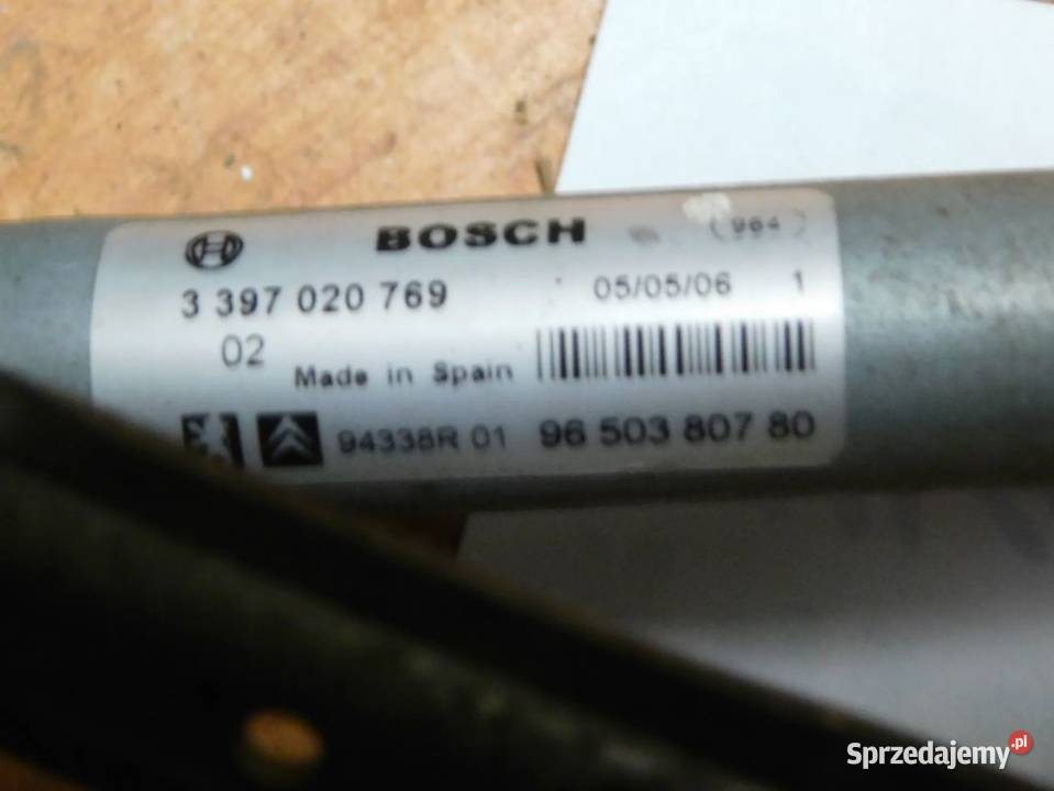 peugeot 207 mechanizm wycieraczek M4245 WYSYŁKA osobowe śląskie Żory