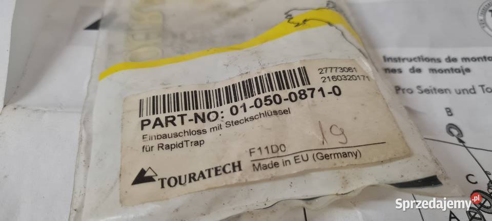 zamek kluczyk BMW Touratech RapidTrap PARTNO Warszawa