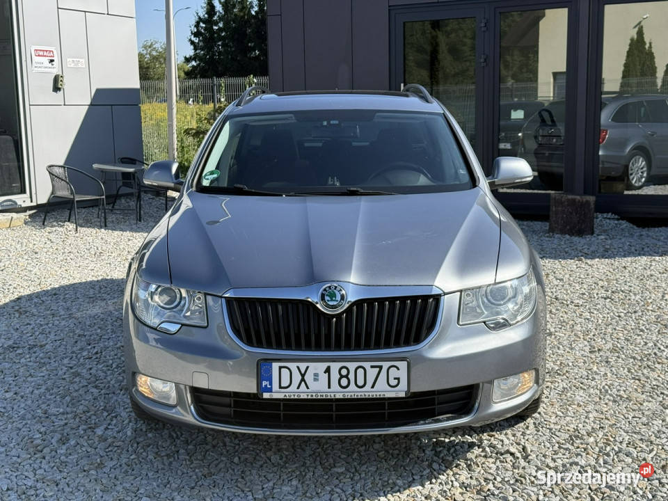 koda Superb 20 TDi 170 DSG 2013r panorama FV gniazdo SD Wrocław