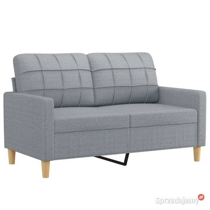 Sofa 2osobowa jasnoszara 120 tapicerowana mazowieckie Warszawa
