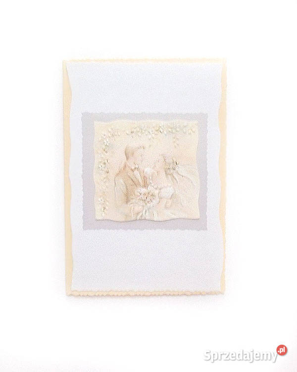 ślub kartka bez życzeń pastelowa kartka na ślub Opole sprzedam