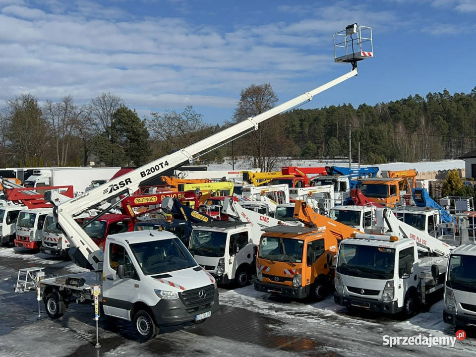 Mercedes Sprinter Podnośnik Koszowy 20m GSR Widełki