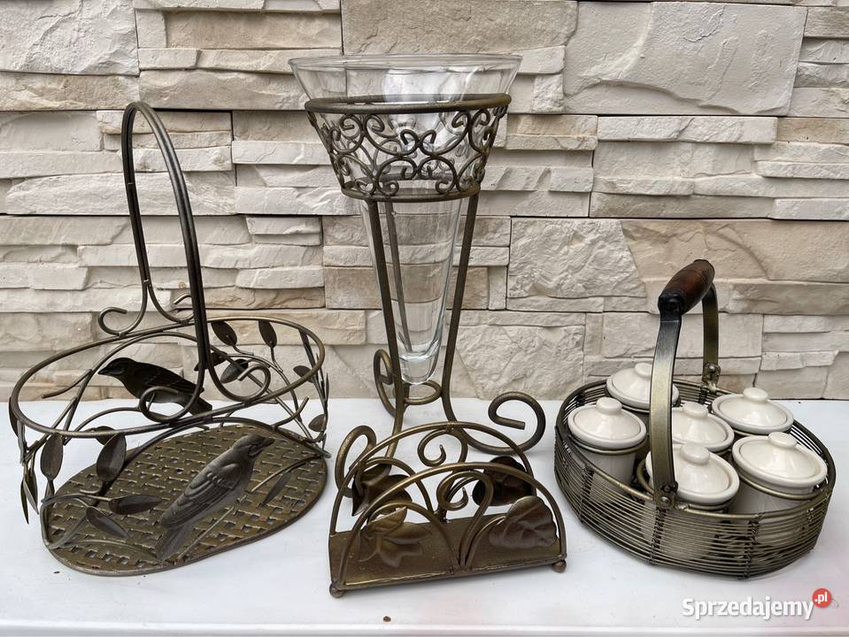 Kolekcja do kuchni metaloplastyka koszyk Akcesoria kuchenne dolnośląskie