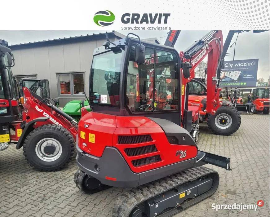 Koparka Yanmar SV26 Style Plus 27 tony Koparki świętokrzyskie Lipnik sprzedam