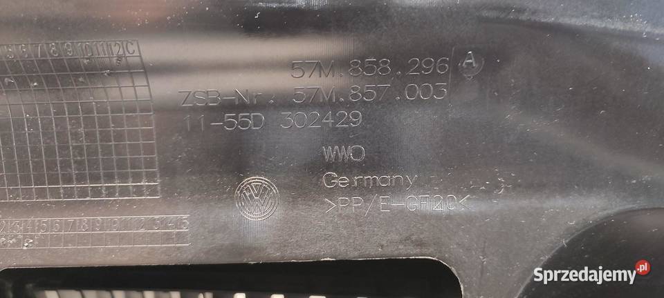 VW TAYRON DESKA KOKPIT RHD ANGLIK 57M857003C