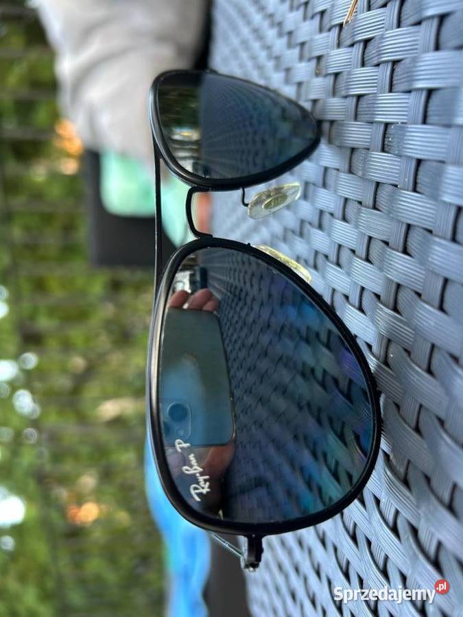Ray Ban P AVIATOR FLAT METAL RB3513 czarne mazowieckie Warszawa sprzedam