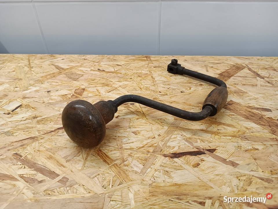 Ręczna wiertarka zabytkowa Wymysłów