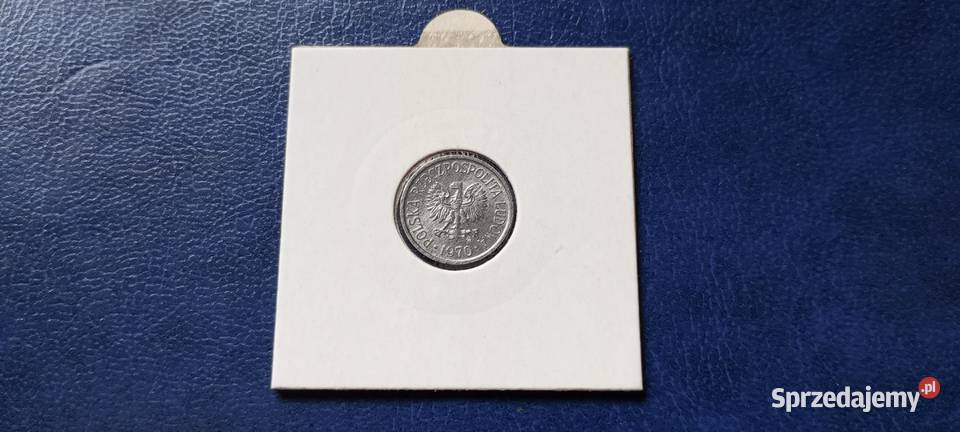 Stare monety 5 groszy 1970 Polska PRL mennicza Lesko