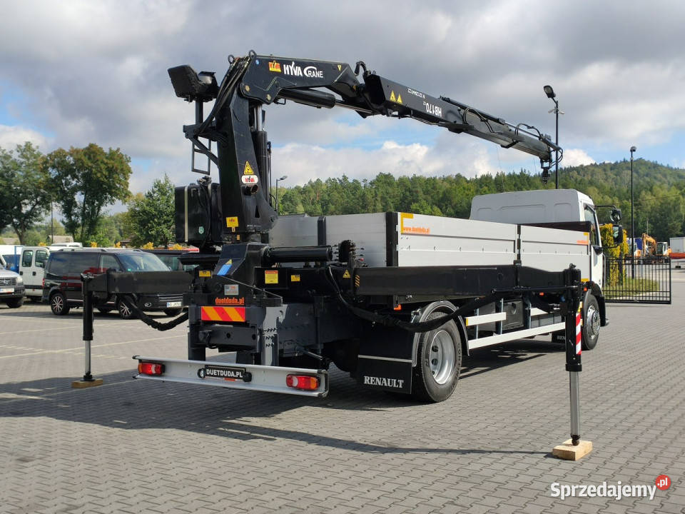 Renault Midlum 180240DXI HDS HYVA HB170E2 Udzwig serwisowany w ASO Widełki