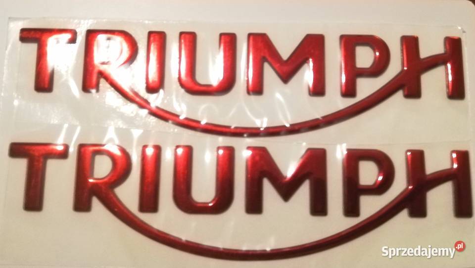 Logo TRIUMPH Emblemat Triumph Czarny Srebrny sprzedam