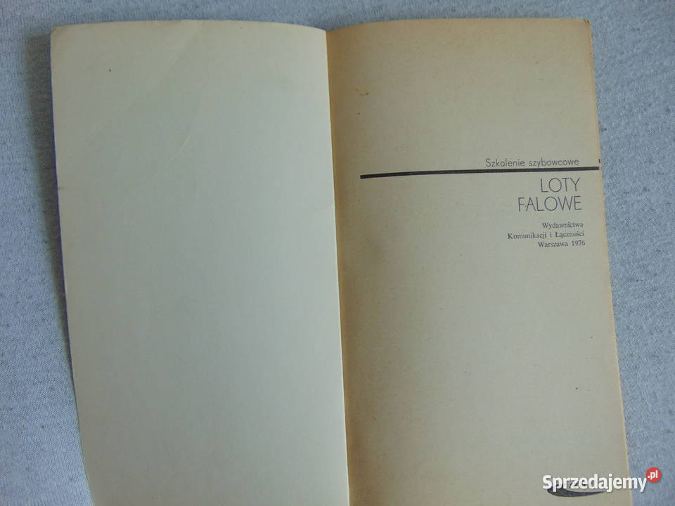 Szkolenie szybowcowe Loty falowe komplet map W Lublin