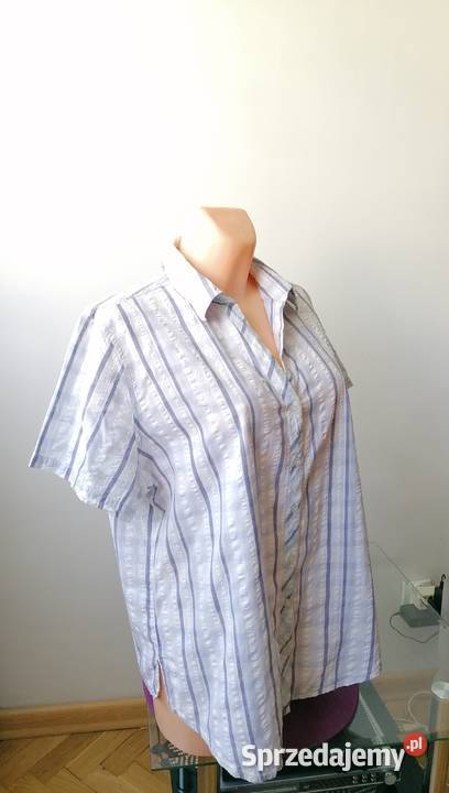 KOSZULA DAMSKA CASUAL W PASY RUK 22EUR 4850 Łódź