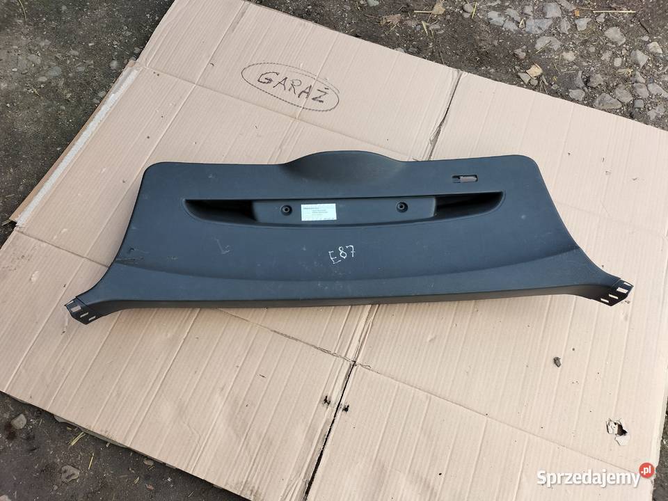 BMW E87 OSŁONA TAPICERKA TYLNEJ KLAPY BAGAŻNIKA Kamień-Kolonia