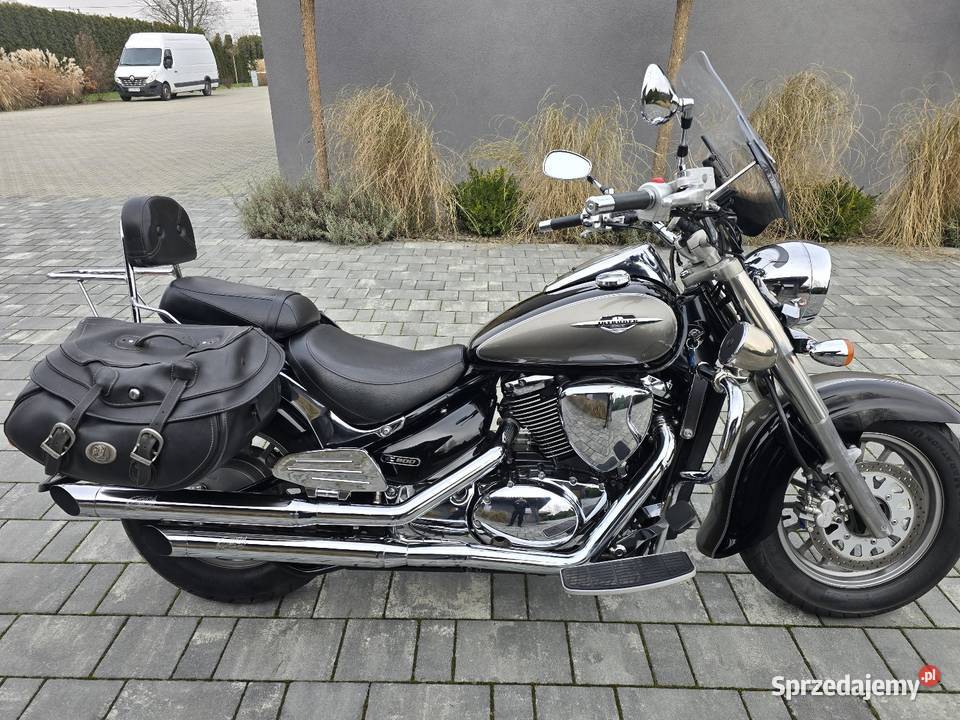 Suzuki VL800 Zadbany Gmole Sakwy Szyba czterosuwowy Sieradz