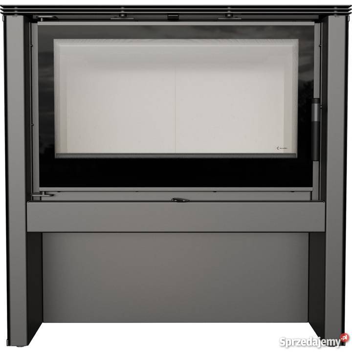Piec wolnostojący JUNO 12 panel czarny