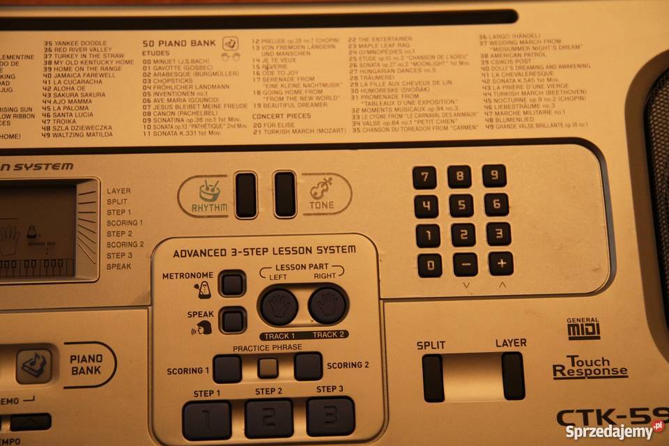 Keyboard Casio CTK 591 stan Casio Łomianki