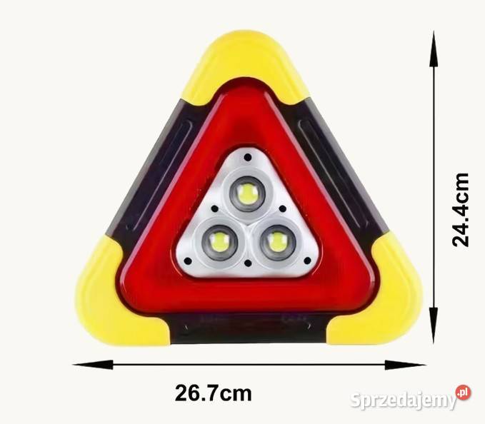 Trójkąt awaryjny LED niezbędny do samochodu mazowieckie Warszawa
