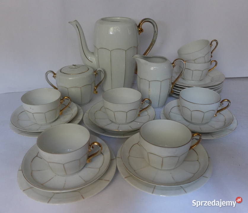 Przedwojenny serwis porcelanowy Victoria Kościan