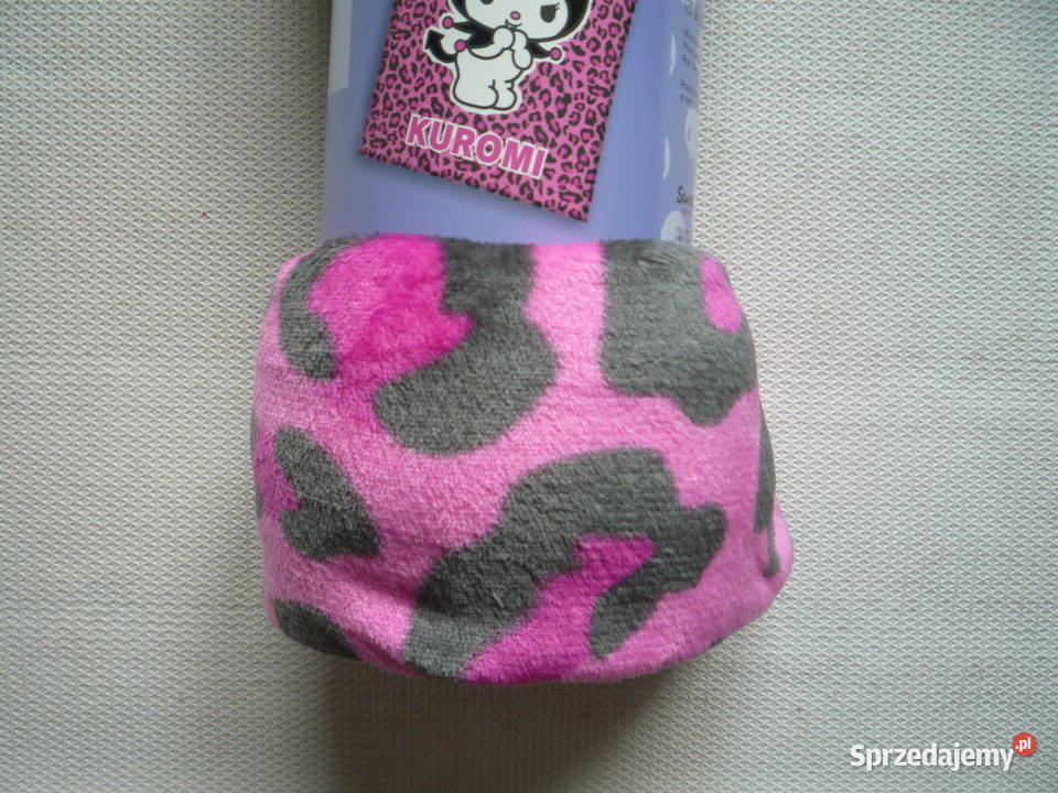 Kuromi Nowy Koc 130x160 Różowo czarny Sanrio Szczecin