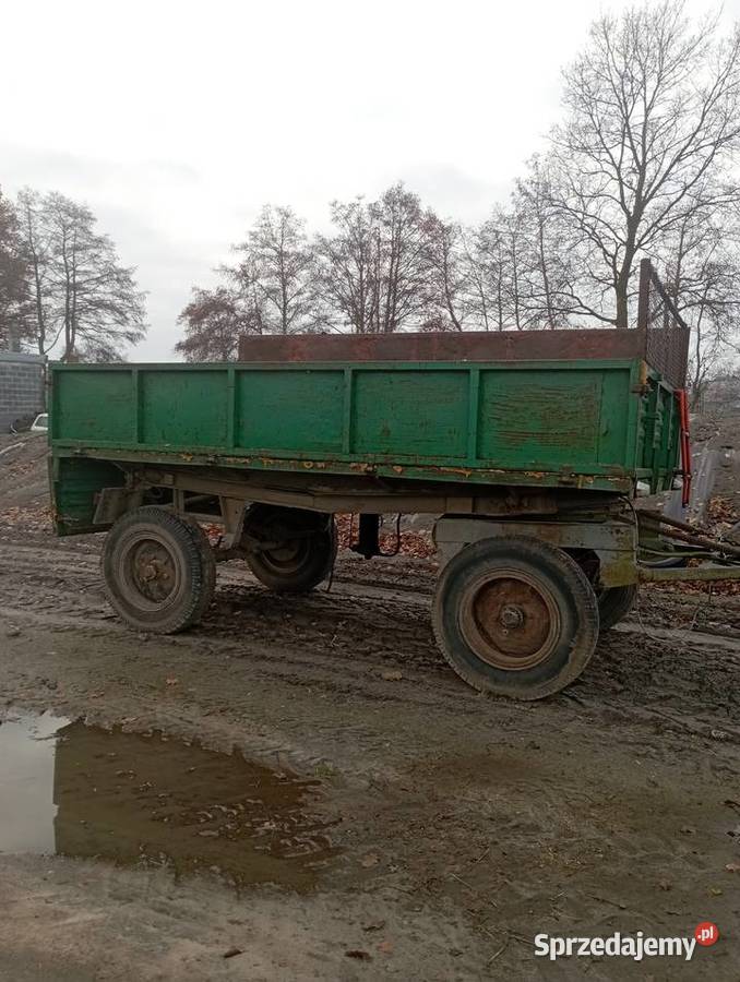 Przyczepa d47 wywrotka 3 strony kiper d47 nieuszkodzony