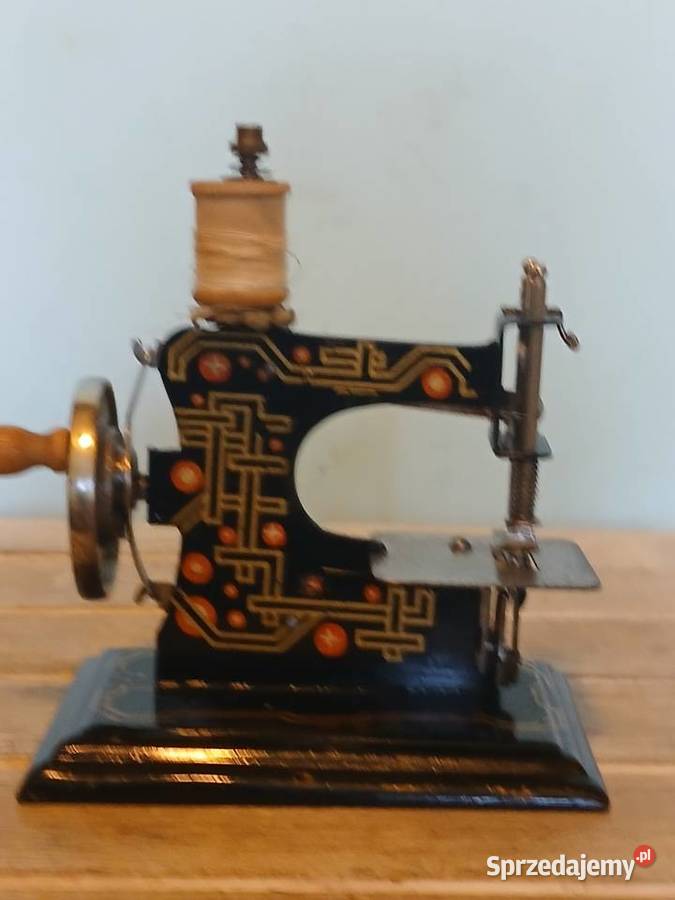 Zabytkowa miniaturowa maszyna do szycia Antykwariat Kraków sprzedam