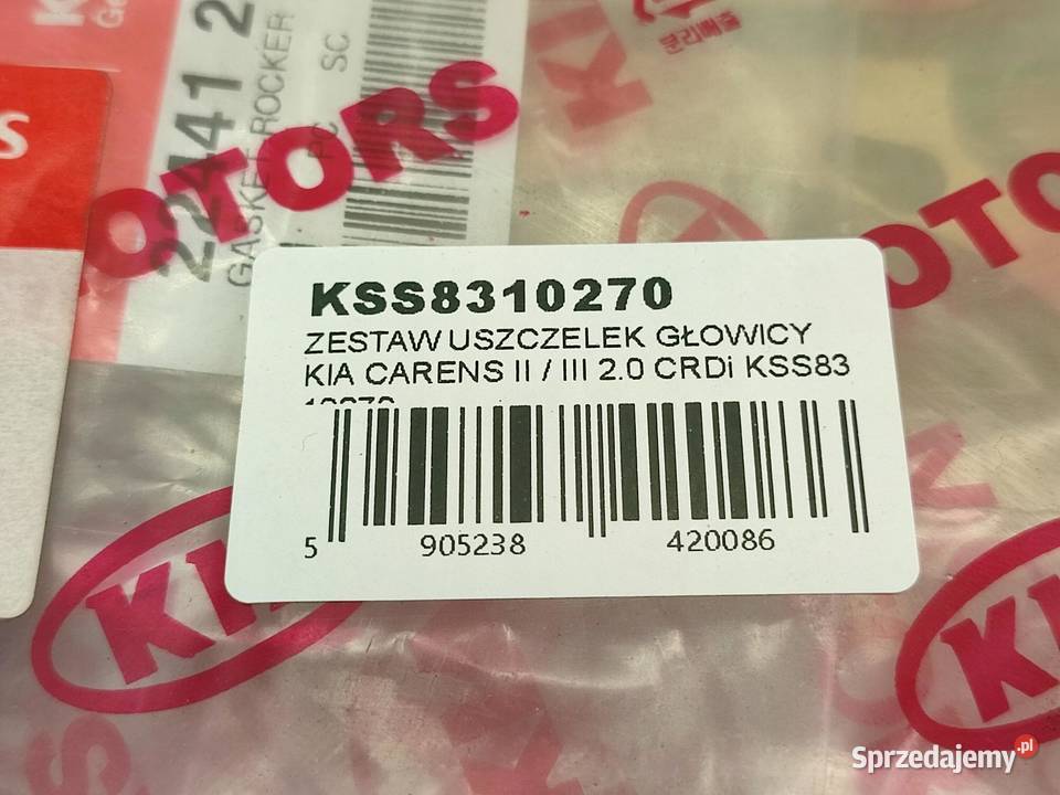ZESTAW USZCZELEK GŁOWICY KIA CARENS II III 20 sprzedam