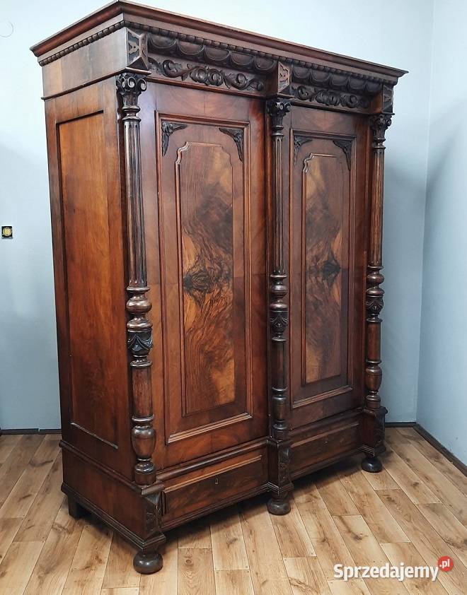 Piękna Duża Szafa Eklektyczna AntykiMarki