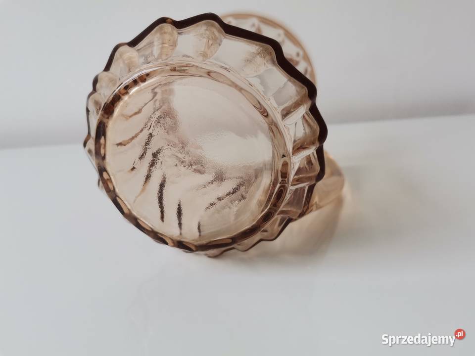 Stary kolorowy szklany kufel Katowice