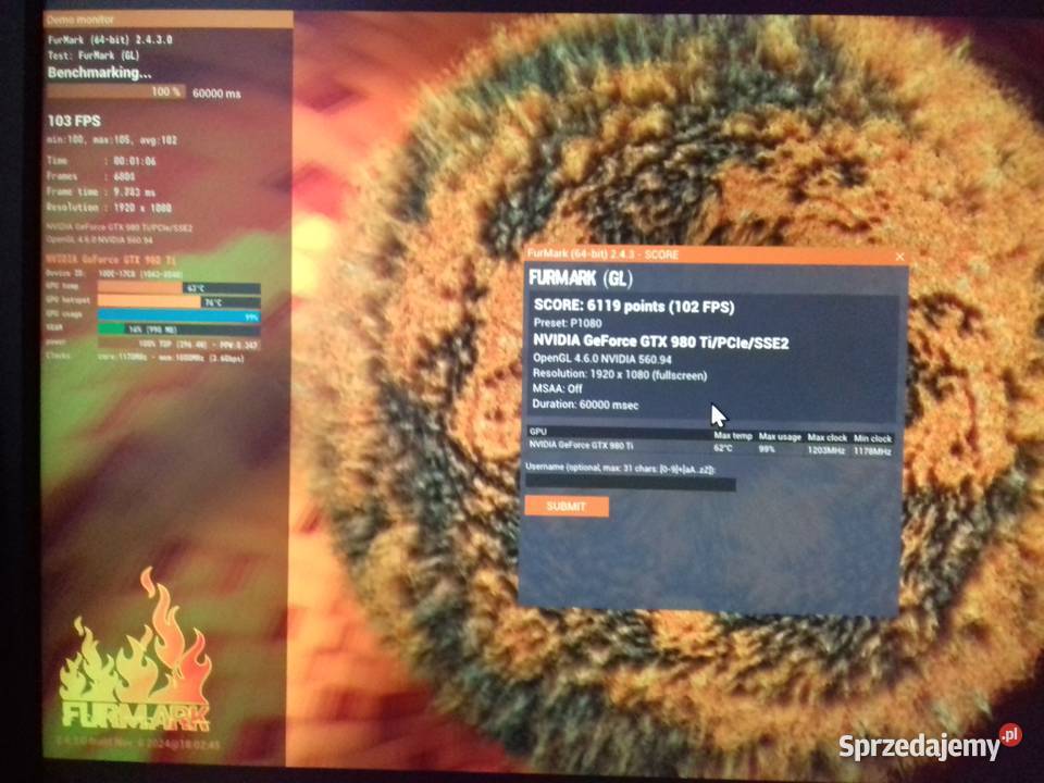 ASUS STRIX GTX 980Ti DirectCU III GTX980Ti 6GB Bydgoszcz