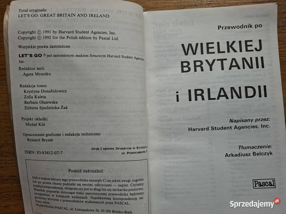 Wielka Brytania Irlandia Lets Go Kraków