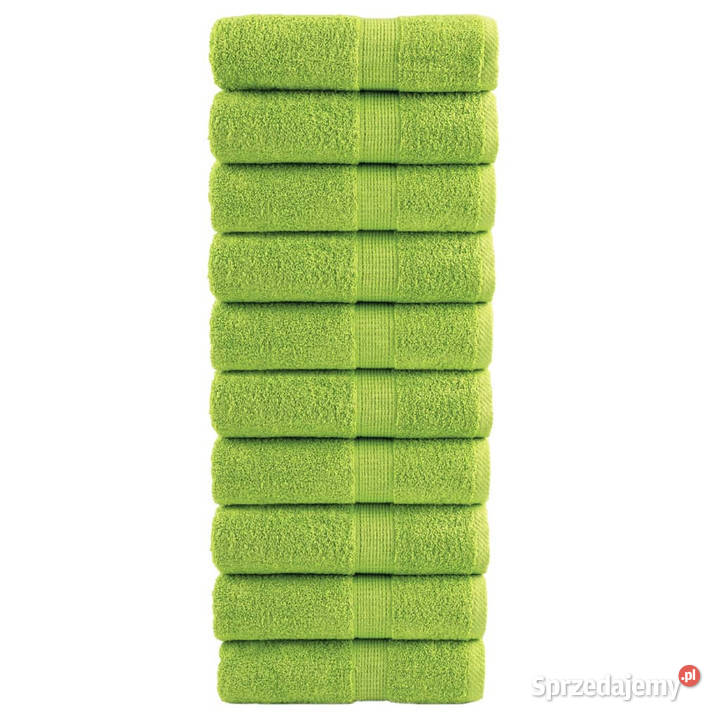 Ręczniczki premium SOLUND 10 zielone 30x30 600 g mazowieckie Warszawa