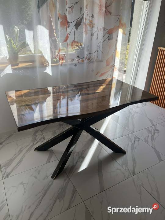 Stuł z żywicy epoksydowej dęba Krąg sprzedam