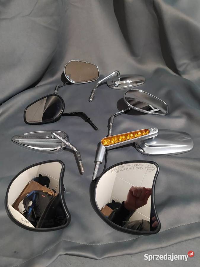 HARLEY HD LUSTERKO LUSTERKA PRAWE LEWE OEM 150
