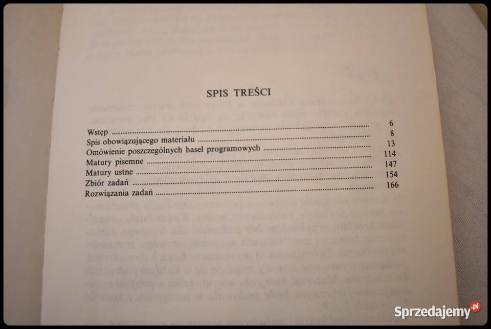 Vadamecum maturzysty MATEMATYKA wyd Oświata 1993 Płock
