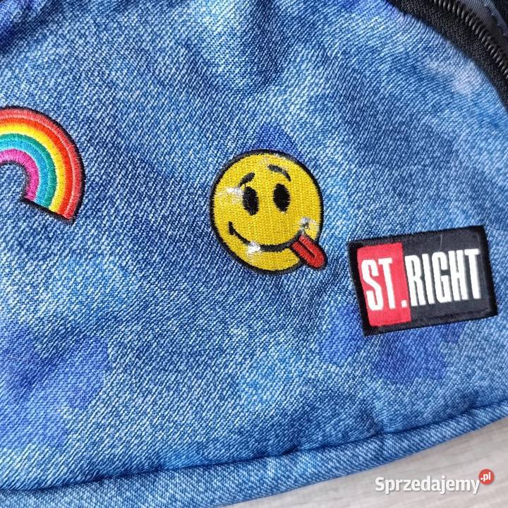 plecak szkolny marki StRight z kolekcji Jeans Poznań