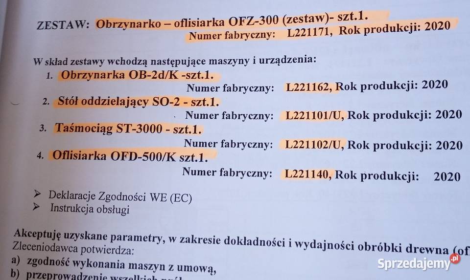 Linia do produkcji deski paletowej Lignuma zachodniopomorskie Brojce