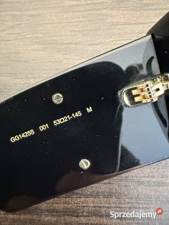Okulary przeciwsłoneczne Gucci GG1425S 001 Pozostałe Łódź