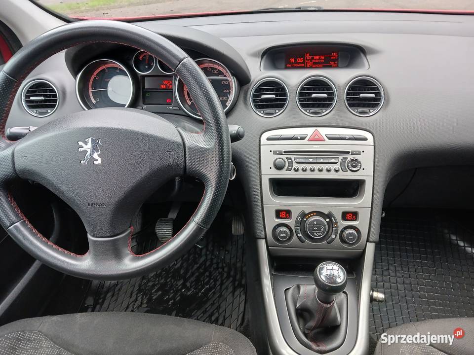 Peugeot 308 16 Premium Plus 2009r Salon Polska autoalarm Rybnik