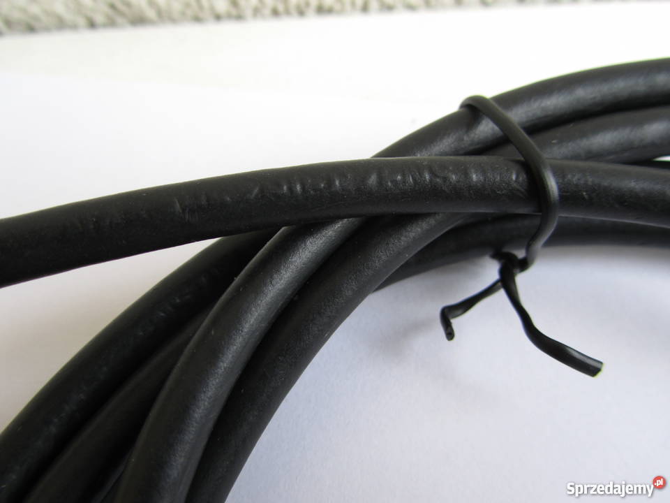 Kabel antenowy czarny TV wtyk męski wtyk męski Olecko