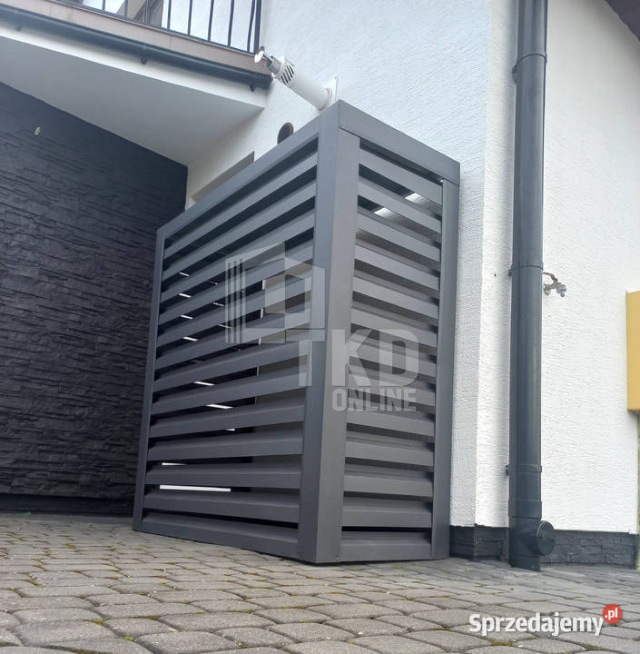 Osłona pompy ciepła 110x50x150 antracyt TKD195 Szczecinek