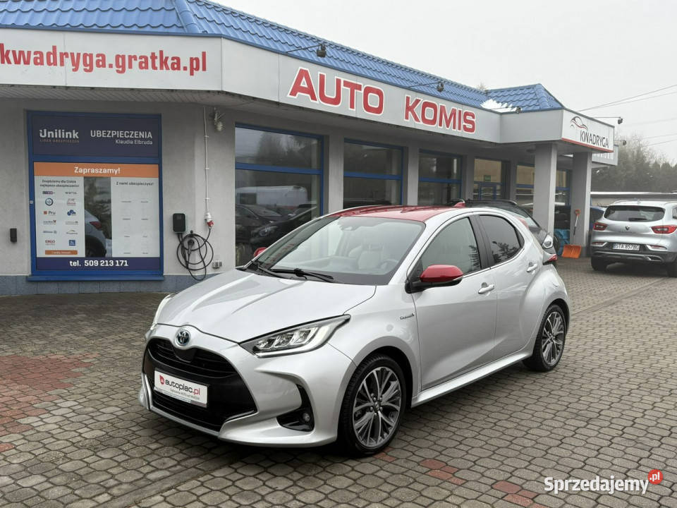 Toyota Yaris 15 Hybrid Head UP AutomatKamera centralny zamek Yaris śląskie sprzedam