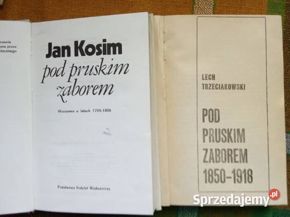 Pod pruskim zaborem historia zabory Prusy Łódź