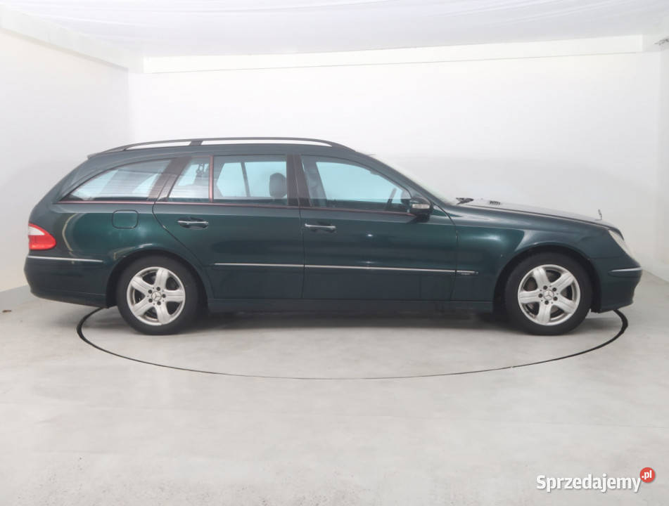 Mercedes E E 320 CDI zielony dolnośląskie Bielany Wrocławskie