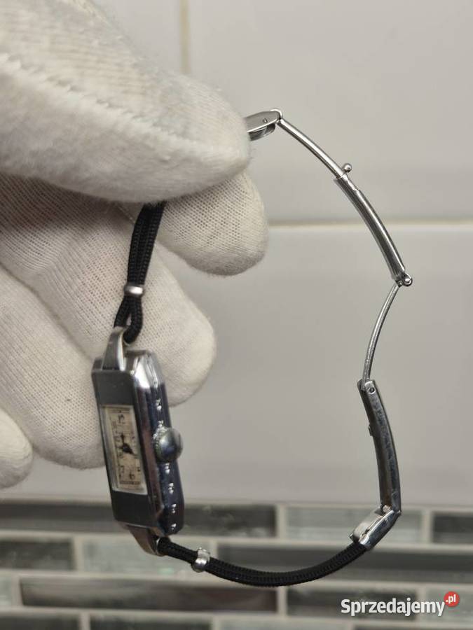 Zegarek vintage Bulova Tank Art Deco Ladies 1936 Antyki