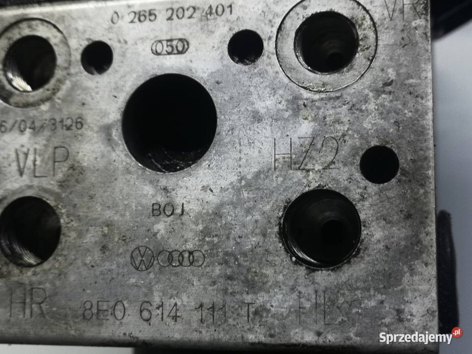 VW AUDI A4 A6 A8 POMPA HAMULCOWA ABS 8E0614111T osobowe Przemęt
