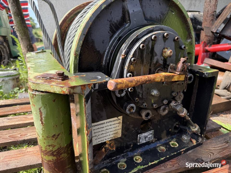 Wciągarka hydrauliczna do ładowarki spycharki