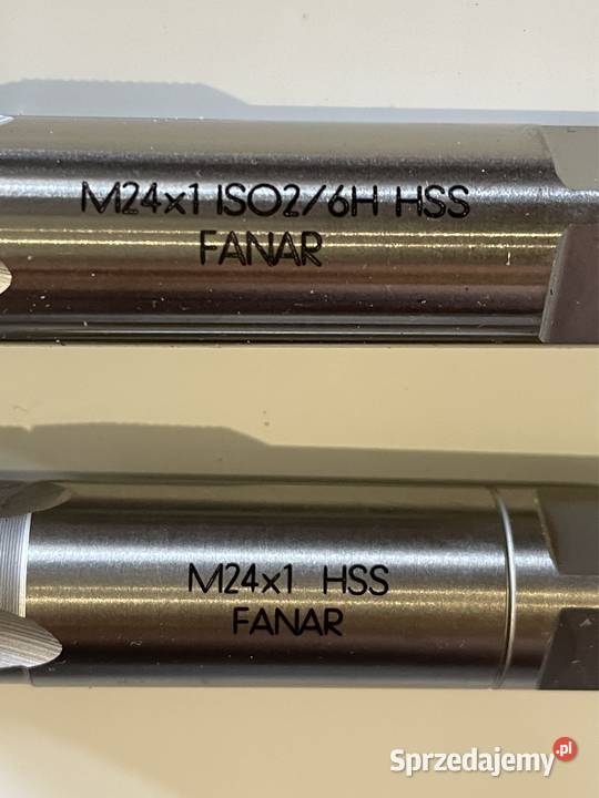 Gwintownik ręczny M24x1 ISO26H HSS FANAR Czarnożyły