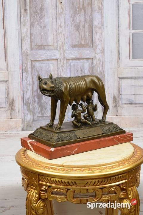 Wilczyca Kapitolińska Romulus i Remus Figura z
