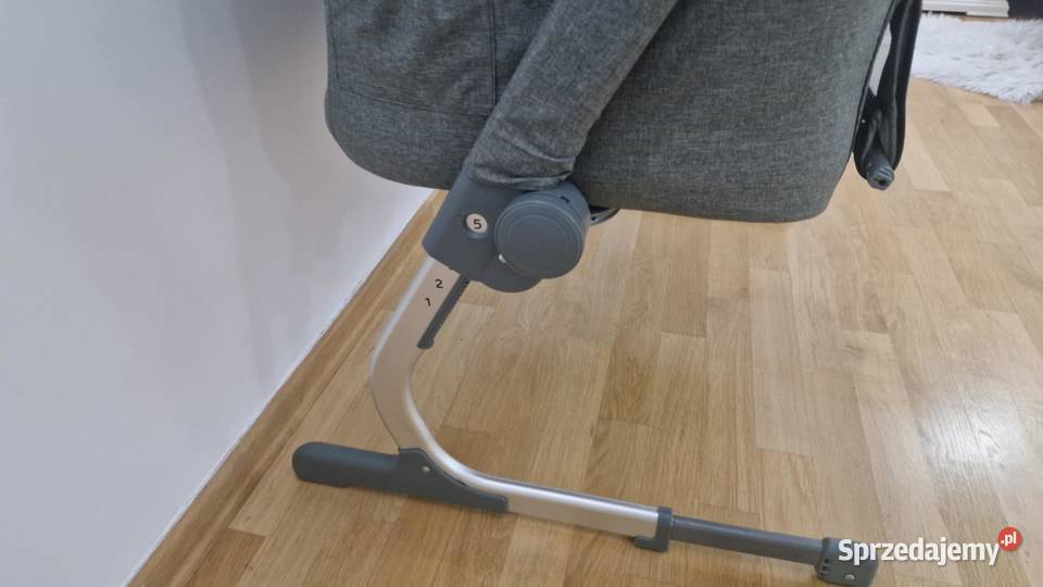 Łóżeczko Dostawne Kinderkraft 2w1 UNO Szare Akcesoria Poznań